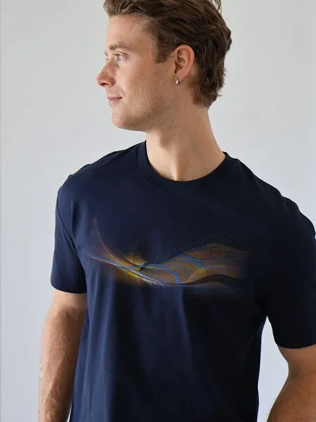 Kultgut Kultgut Artdesign - Biofair Klassik Shirt / Odem, Dunkelblau, – Produktbild 1 von 4