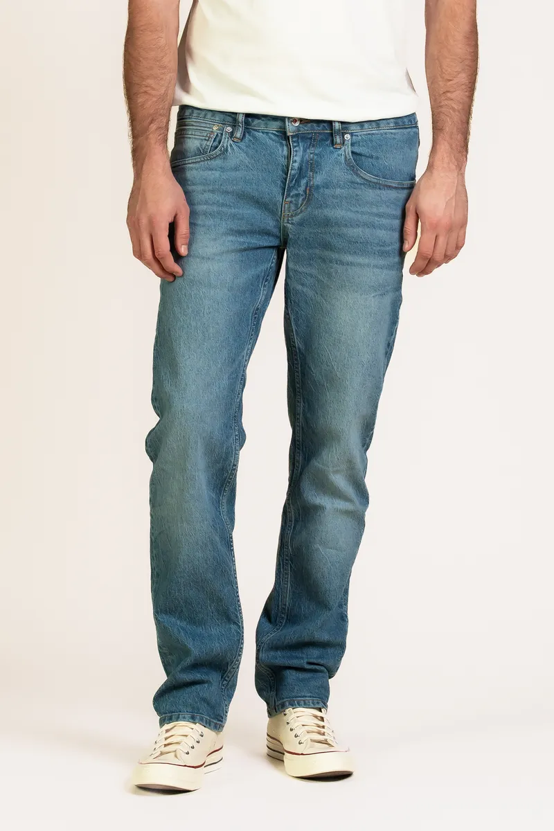 Kuyichi Kuyichi Herren vegan Jeans Nick Straight Rebel Blue, Blau, – Produktbild 2 von 2