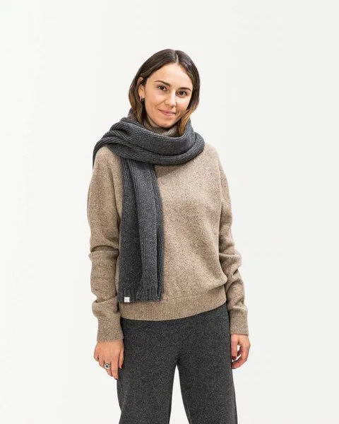 MATONA MATONA Gestrickter Schal für Kinder und Erwachsene, Graphite, – Produktbild 1 von 2