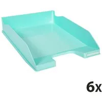 Exacompta 6 Exacompta Briefablagen Combo Midi "Aquarel", DIN A4+, 500 Blatt, pastellgrün – Produktbild 1 von 1