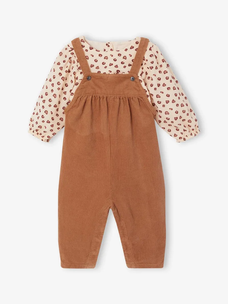 Vertbaudet Mädchen Baby-Set, Hellbraun, – Produktbild 3 von 4