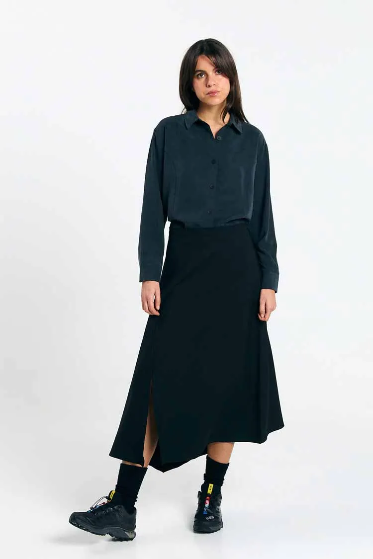 SUITE13LAB SUITE13LAB Damen vegan Shirt Lisboa Schwarz, Schwarz, – Produktbild 2 von 2