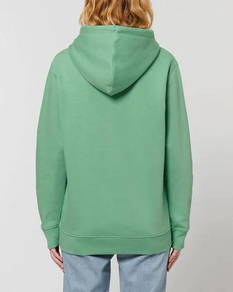 Human Family Human Family Bio Unisex Basic Hoodie - "HF", Mintgrün, – Produktbild 4 von 4