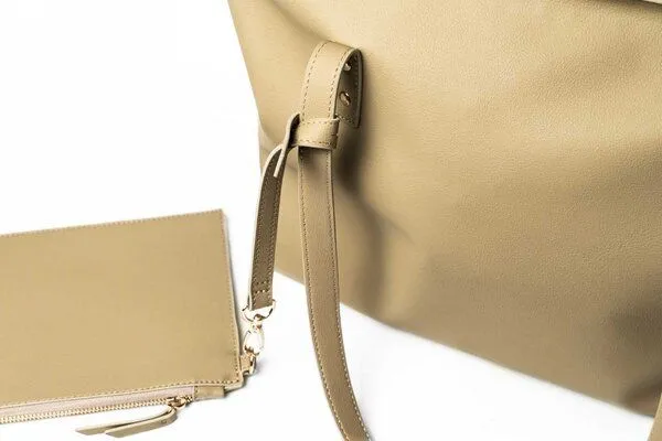 GREVIRO GREVIRO Totebag "XL" aus Kaktusleder (vegan), Beige, – Produktbild 3 von 4