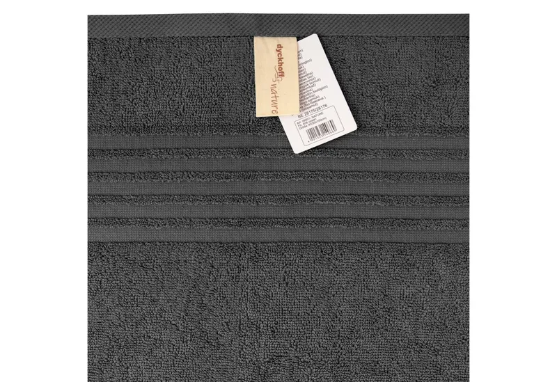 dyckhoff dyckhoff Duschtuch Nature, Frottier (1-St), Grau, – Produktbild 5 von 5