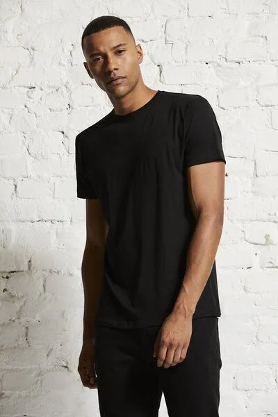 Wunderwerk Wunderwerk Herren T-Shirt aus Bio Baumwolle & Modal (Edelweiss®) "Metro core tee male", Schwarz (black 900), – Produktbild 1 von 4