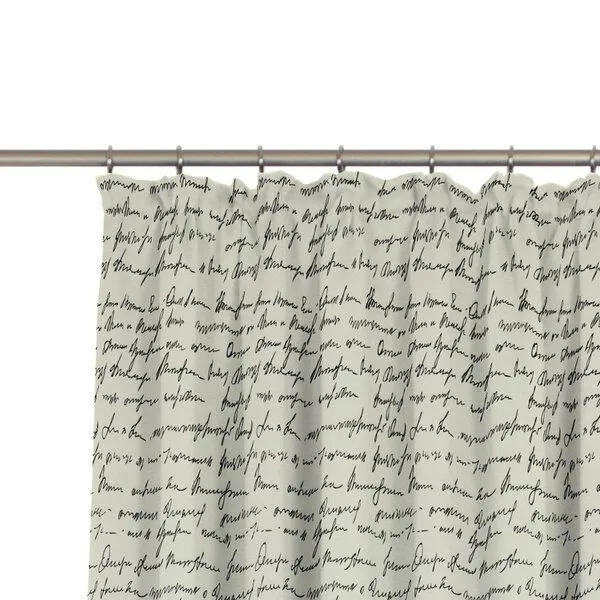 Nature by Adam Nature by Adam Vorhang aus Leinen & Bio-Baumwolle - Made in Germany - Scribble, Natur-schwarz, – Produktbild 7 von 8
