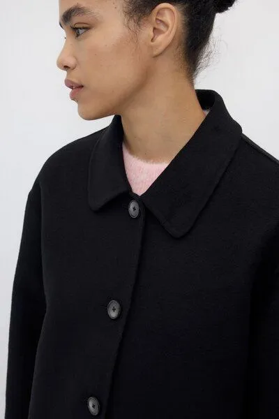Rita Row Rita Row Oversize-Jacke NOBU aus Double-Face-Wolle, Black, – Produktbild 4 von 4