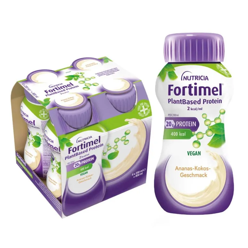Fortimel Fortimel Plantbased Protein 2 kcal Ananas-Kokos – Produktbild 1 von 1