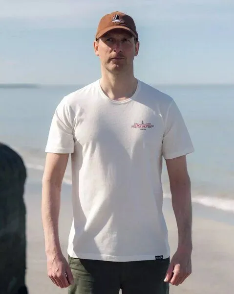 LAKOR LAKOR T-Shirt aus Bio-Baumwolle - The Smoking Salmon, Star white (weiß), – Produktbild 2 von 3