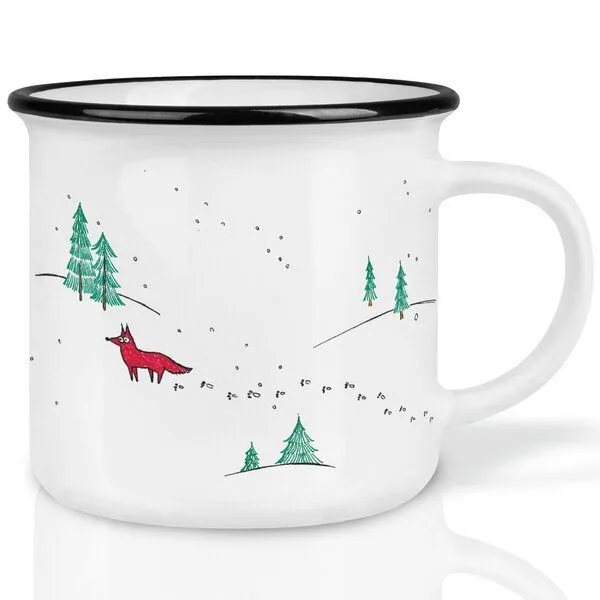 LIGARTI LIGARTI Keramiktasse – Winterfüchse – Produktbild 1 von 1