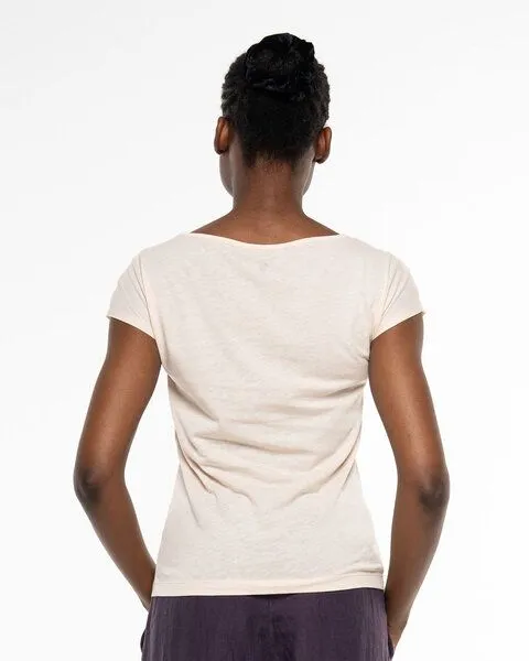 Alma & Lovis Alma & Lovis T-Shirt aus Bio-Baumwolle | Short Pure, Blush (rose-natur), – Produktbild 4 von 4