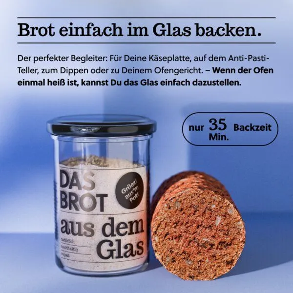 brotstoff brotstoff Winter Geschenkset - Box mit Brotbackmischung im Glas + Nachfüllpaket + 4 x Probierpaketen – Produktbild 3 von 4