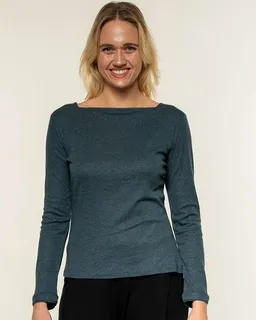 Alma & Lovis Alma & Lovis Softes Ringel-Langarmshirt aus Bio-Baumwolle | Melange Longsleeve – Produktbild 1 von 1