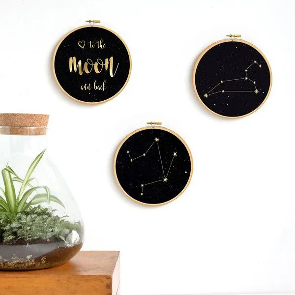 renna deluxe renna deluxe I love you to the moon and back, Golddruck – Produktbild 2 von 4