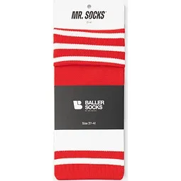 MR. SOCKS Ballertubes, 37-41, Red / White – Produktbild 1 von 1