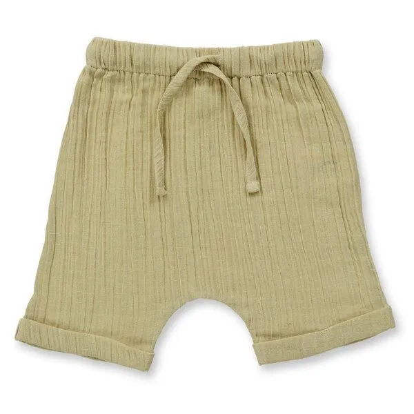 Sense Organics Sense Organics Baby Shorts Bio Baumwolle Musselin, Blue grey, – Produktbild 2 von 2