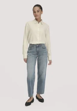 hessnatur hessnatur Jeans NELE High Rise Barrel Leg aus reinem Bio-Denim – Produktbild 1 von 1