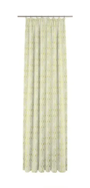 Nature by Adam Nature by Adam Vorhang aus Leinen und Bio-Baumwolle - Made in Germany - Wave, Grün, – Produktbild 3 von 8