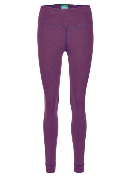 nice to meet me nice to meet me Essential Legging . Biobaumwolle, Tie dye violet, – Produktbild 4 von 4
