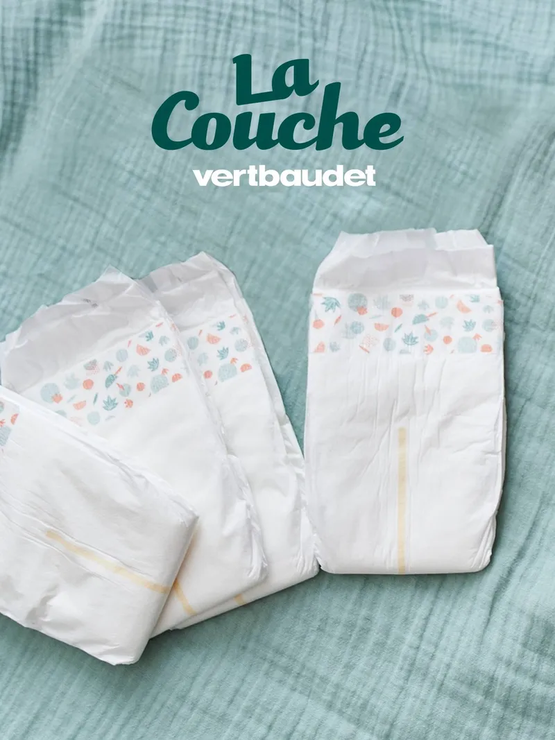 Vertbaudet Vertbaudet Windel-Box La Couche mit 210 Windeln (3-6 kg) FSC® MIX, Weiß, – Produktbild 3 von 4