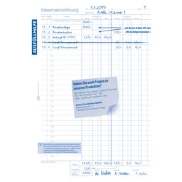 Avery Zweckform Avery Zweckform Formularbuch '427' Kassenabrechnung ECF – Produktbild 1 von 1