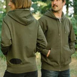 Cmig Cmig Greta Assel Kapuzenjacke unisex in Khaki – Produktbild 1 von 1