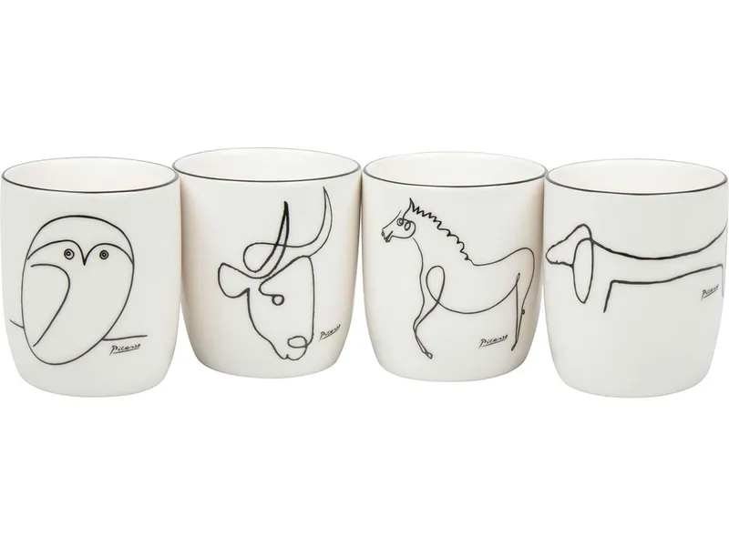 Könitz Könitz Becher-Set 'Picasso Animaux', 4 Stück – Produktbild 1 von 1