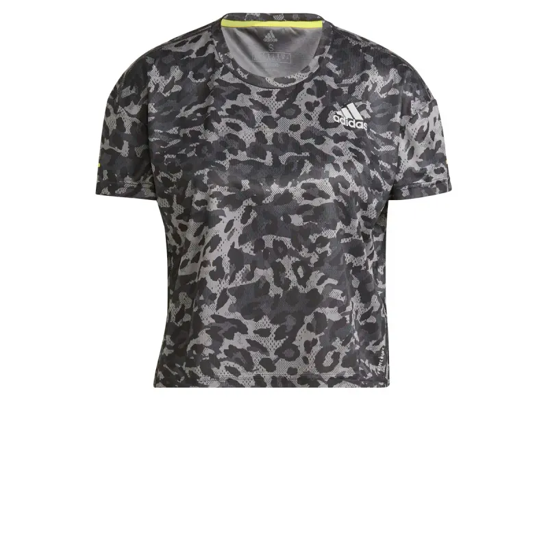 Adidas Frauen-T-Shirt adidas Fast Primeblue Graphic, Grau, – Produktbild 1 von 1