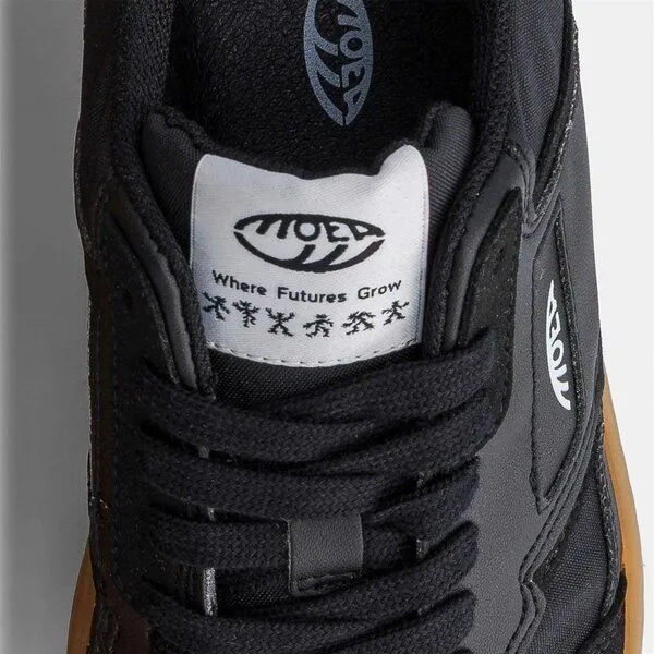 MoEa MoEa Sneaker Origin, Black textile, – Produktbild 4 von 6