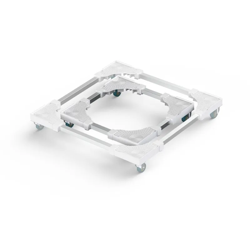 XavaX XavaX Möbelroller + Untergestell "Base Roll", für Waschmaschine/Trockner, Weiß, – Produktbild 1 von 1