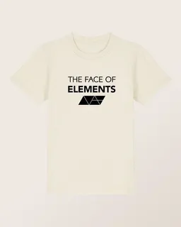 THE FACE OF ELEMENTS The Face of Elements Bold Relaxed Fit Kids T-Shirt aus 100% Bio-Baumwolle – Produktbild 1 von 1