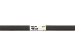 folia folia Krepppapier-Rollen, 50 cm x 2 m, 10 Rollen, schwarz – Produktbild 1 von 1