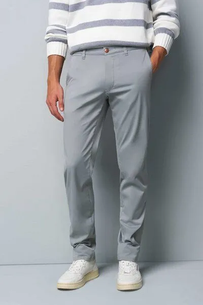 M 5 BY MEYER M 5 BY MEYER Ultraleichte Sommer Baumwollchino, Grau (grau), – Produktbild 2 von 4