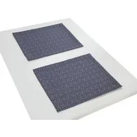 Nature by Adam Nature by Adam Tischset 2er Pack aus 100% Bio-Baumwolle - Made in Germany - Graphic Ventus, Dunkelblau, – Produktbild 1 von 1
