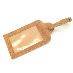 Kork-Deko Kork-Deko Kofferanhänger aus Korkstoff (Beige) mit Schnalle – robust & stilvoll – Produktbild 1 von 1