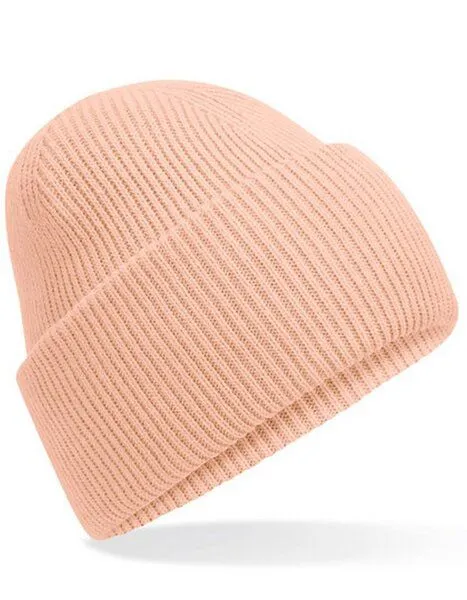 Beechfield Beechfield Damen / Herren Klassische Mütze mit tiefem Umschlag 30, Peach, – Produktbild 1 von 2