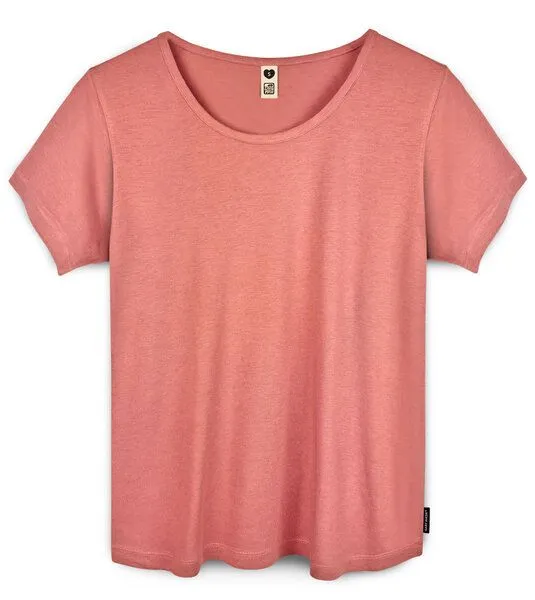 Gary Mash GARY MASH Damen Basicshirt aus Bambusviskose, Altrosa (rosa), – Produktbild 2 von 3