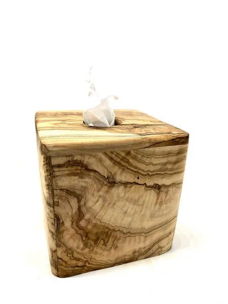 Olivenholz erleben Olivenholz erleben Box für Kosmetiktücher aus Olivenholz – Produktbild 5 von 6