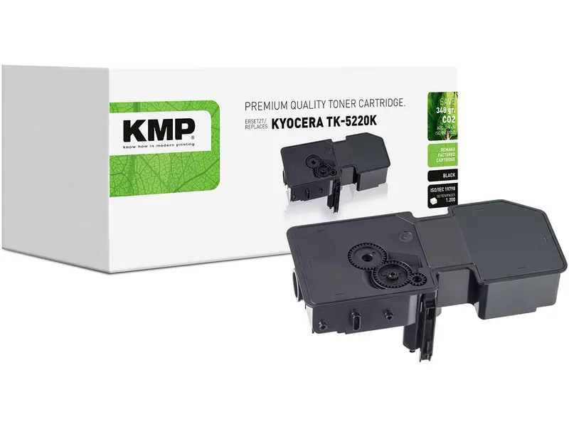 KMP KMP Toner ersetzt Kyocera TK-5220K schwarz – Produktbild 1 von 2
