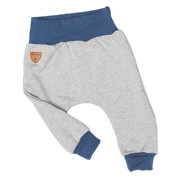 Frija Omina Frija Omina Mitwachsende Sweat-Krabbelhose, Grau meliert, – Produktbild 2 von 2
