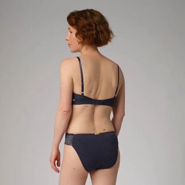 comazo|earth comazo|earth Fairtrade Mini-Slip, Marine-melange, – Produktbild 3 von 5