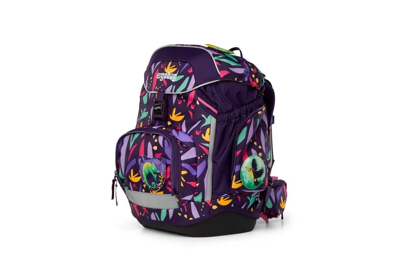 Ergobag Ergobag Schulranzen Schulranzen-Set PACK AmBärzonas 6-teilig (6-teilig), ergonomisch, ab 1. Klasse, Your-Size-System, Lila, – Produktbild 5 von 5