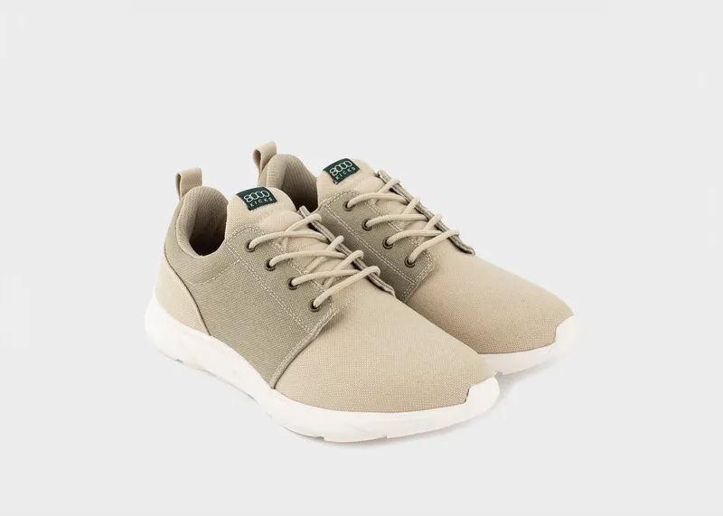 8000kicks EU 8000kicks EU Herren vegan Sneaker Explorer V2, Beige, – Produktbild 2 von 2