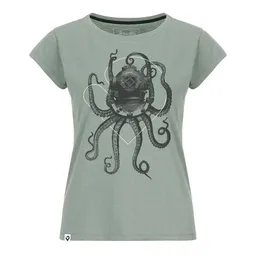 Lexi&Bö Lexi&Bö Nautical Octopus Damen T-Shirt – Produktbild 1 von 1