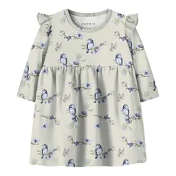 name it Name It Kleid langarm Vögel Rüschen – Produktbild 1 von 1
