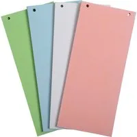 Exacompta 12 x 100 Exacompta Trennstreifen "Forever", 180 g/m², 105 x 240 mm, sortiert – Produktbild 1 von 1