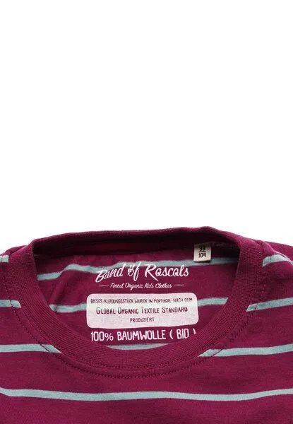Band of Rascals Band of Rascals Striped Longsleeve, Bordeaux, – Produktbild 3 von 4