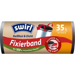 Swirl Swirl Müllbeutel mit Fixierband, 35 l, 10 Stk. – Produktbild 1 von 1