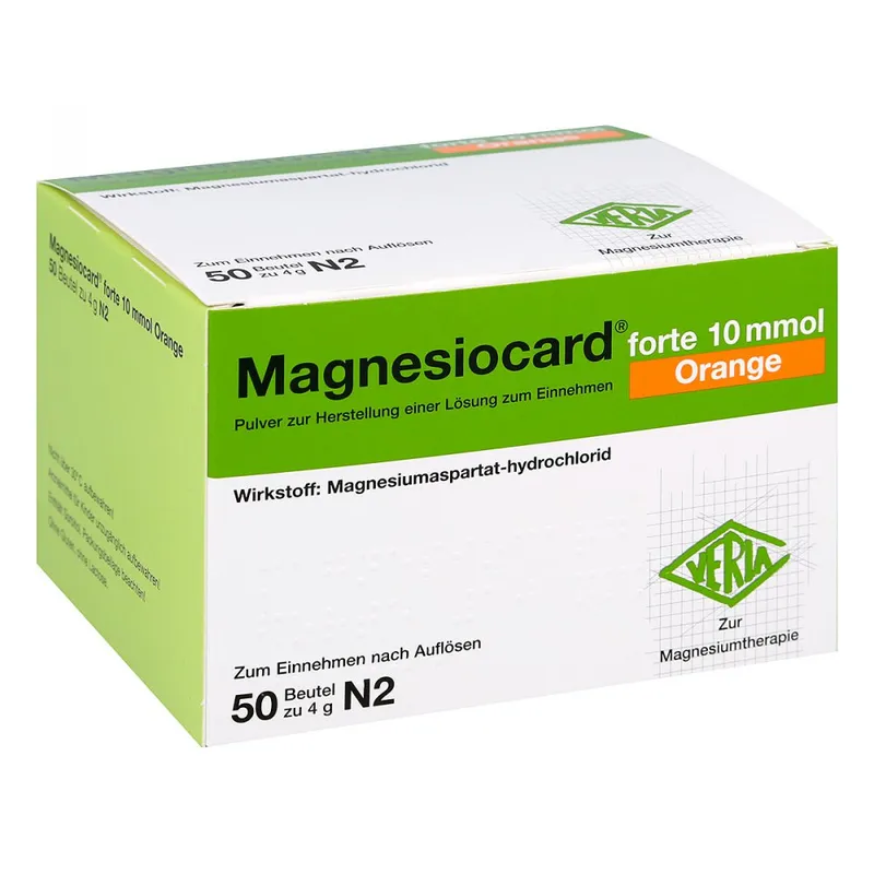 Magnesiocard Magnesiocard forte 10 mmol Orange Pulver – Produktbild 2 von 3